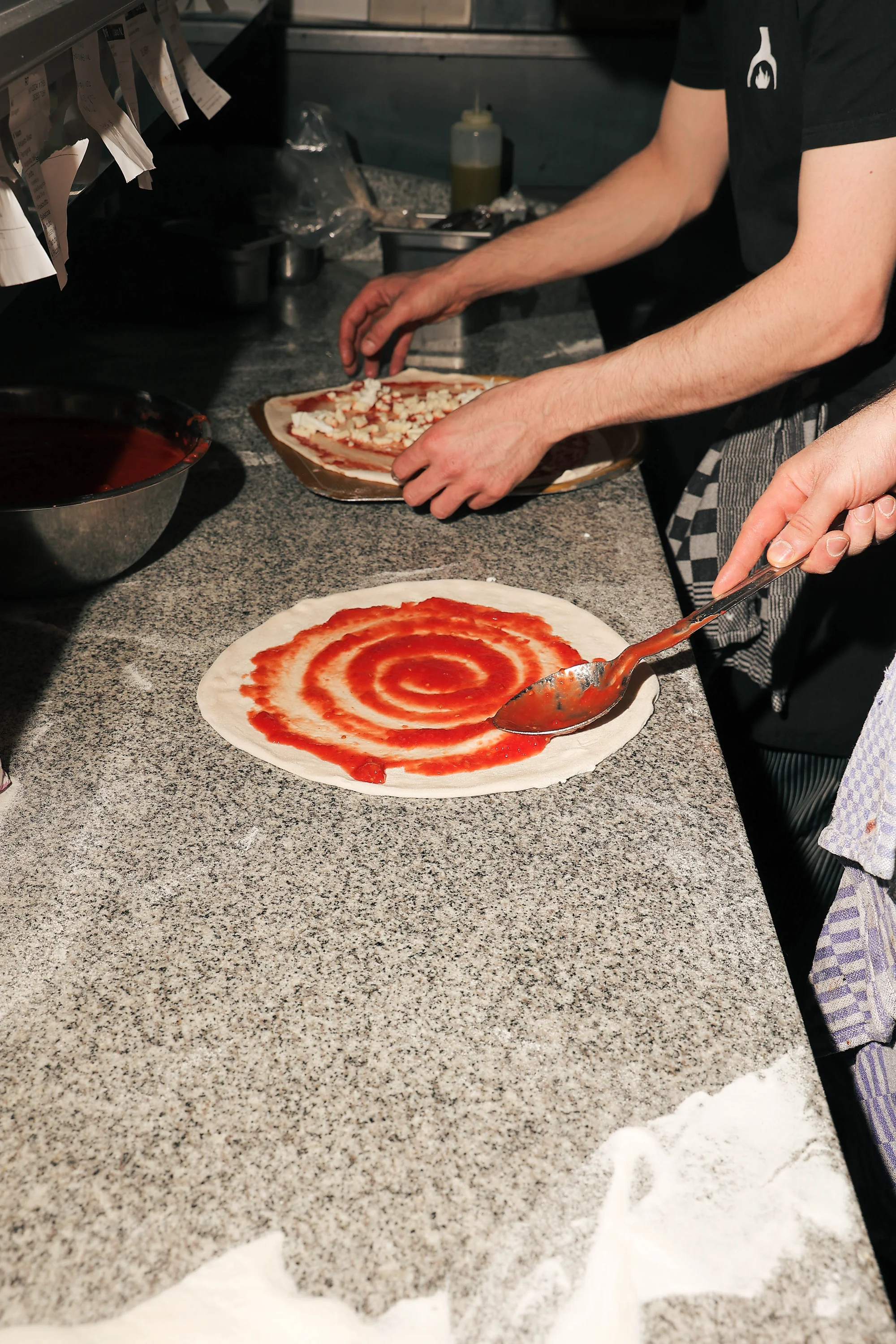 Pazzi Amsterdam modern Italian dining atmosphere